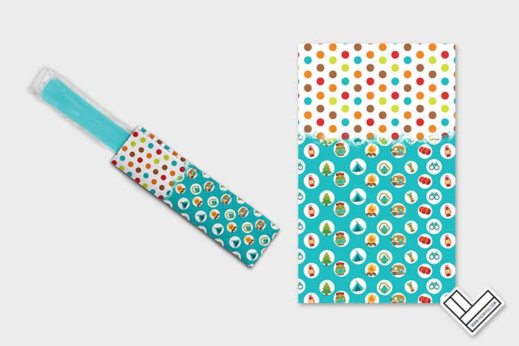 Camping Kids 1110 Ice Pop Digital Sublimation Design Sweet Sublimation Designs