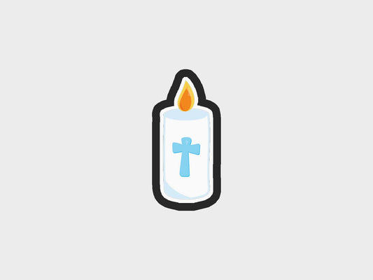 Candle First Communion Cookie Cutter STL Files Cookie Cutter Files