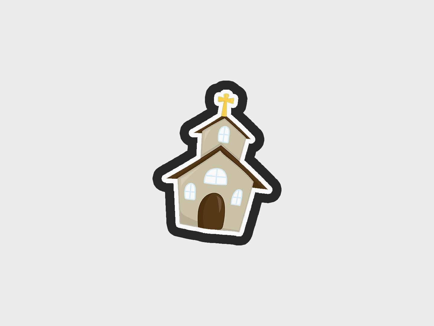 Church First Communion Cookie Cutter STL Files Cookie Cutter Files