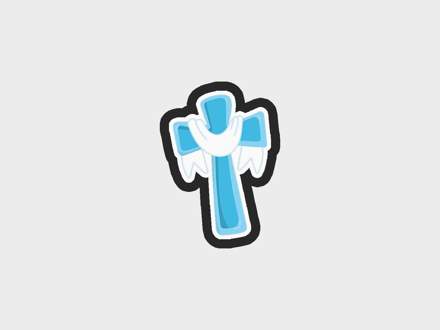 Cross Drape First Communion Cookie Cutter STL Files Cookie Cutter Files