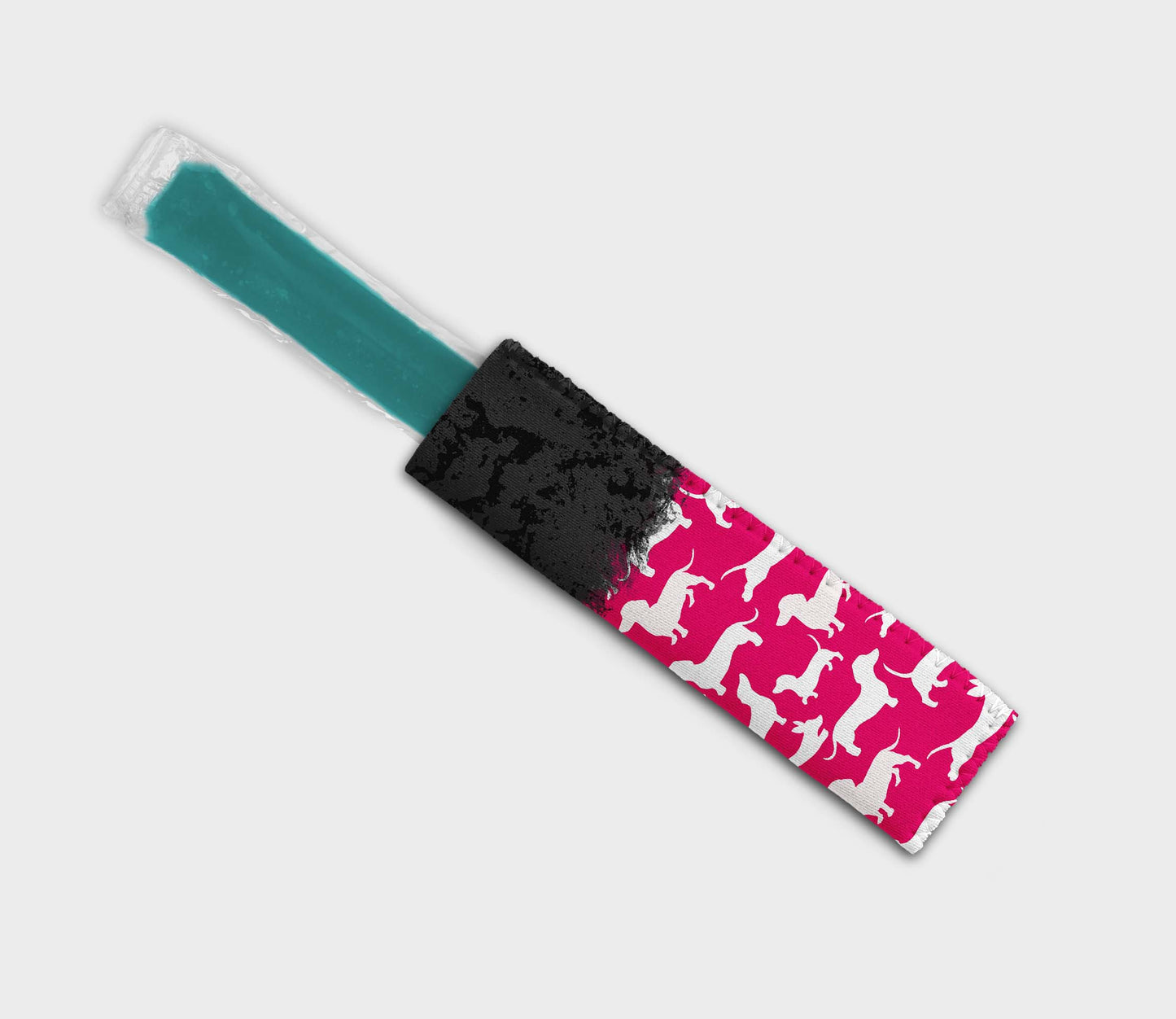 Dachshund Solid Black Pink Ice Pop Digital Sublimation Design Sweet Sublimation Designs