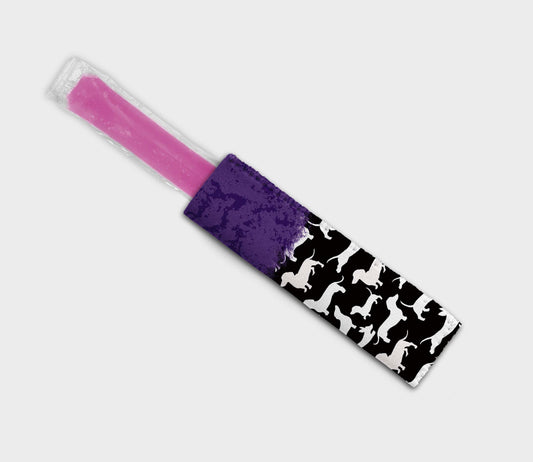 Dachshund Solid Purple Black Ice Pop Digital Sublimation Design Sweet Sublimation Designs