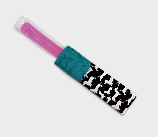 Dachshund Solid Teal Black Ice Pop Digital Sublimation Design Sweet Sublimation Designs