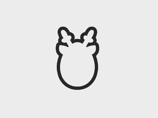 Deer Easter Egg Critters Cookie Cutter STL Files Cookie Cutter Files