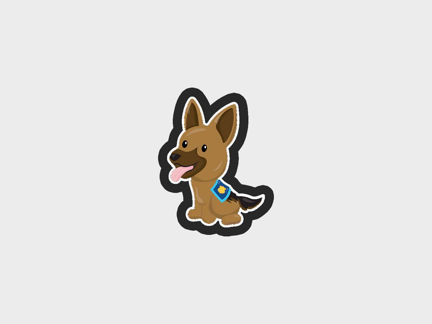 Dog Police Kids Cookie Cutter STL Files Cookie Cutter Files