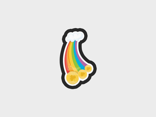End Of Rainbow Coins Lucky Charms Cookie Cutter STL Files Cookie Cutter Files