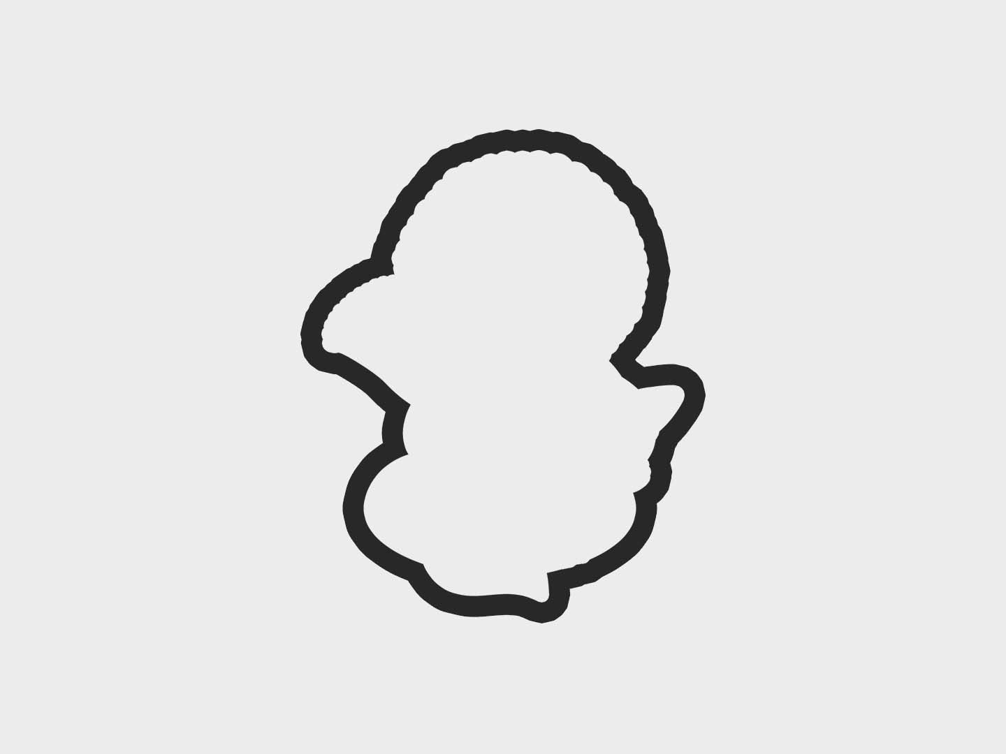 Boy Sitting Fox Eskimo Kids Cookie Cutter STL Files Cookie Cutter Files