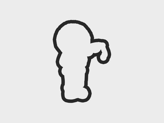Boy Standing Fishing Eskimo Kids Cookie Cutter STL Files Cookie Cutter Files