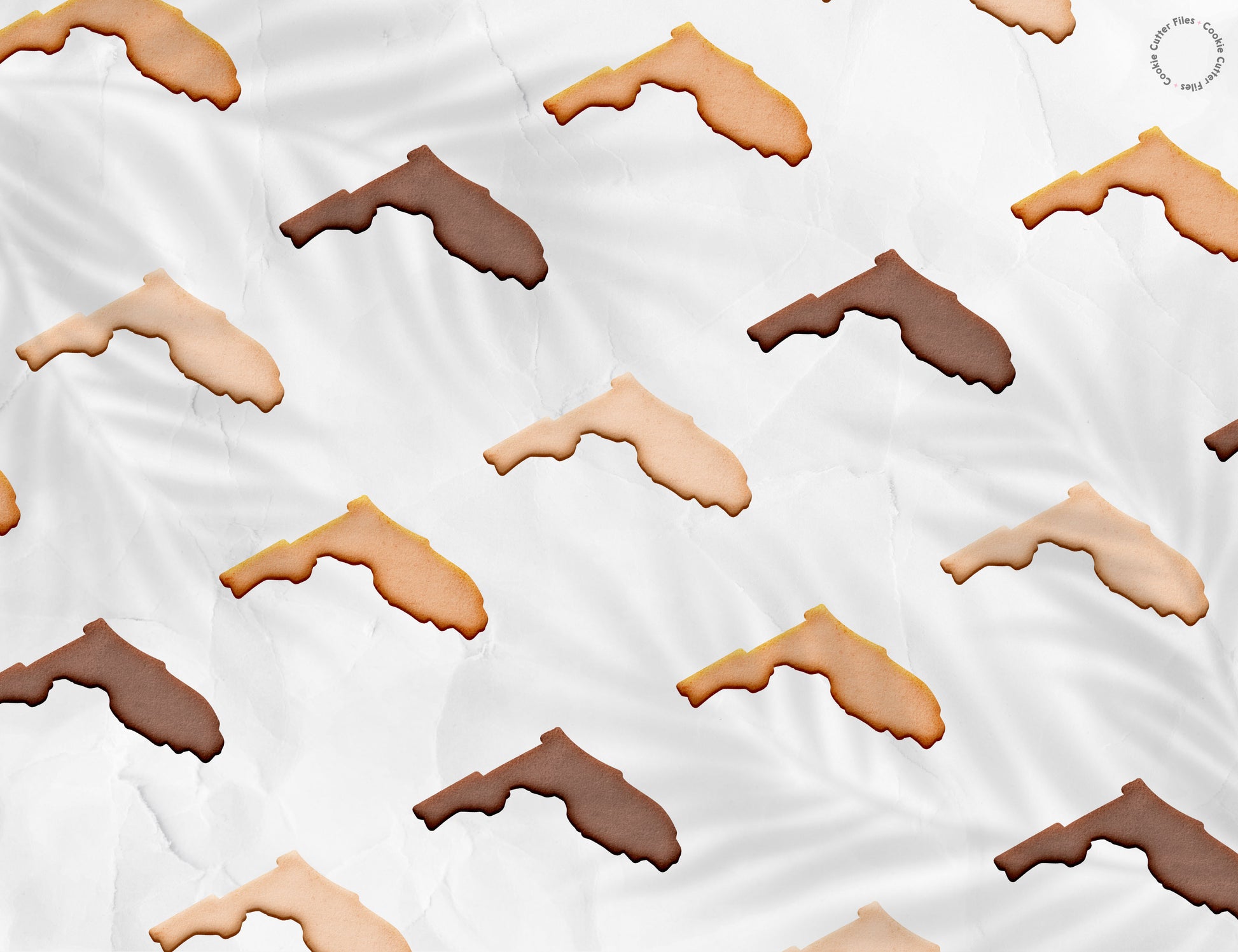 Florida State Basic Cookie Cutter STL Files Cookie Cutter Files