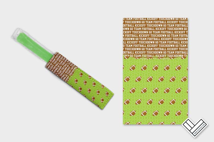 Football Fun 0806 Ice Pop Digital Sublimation Design Sweet Sublimation Designs