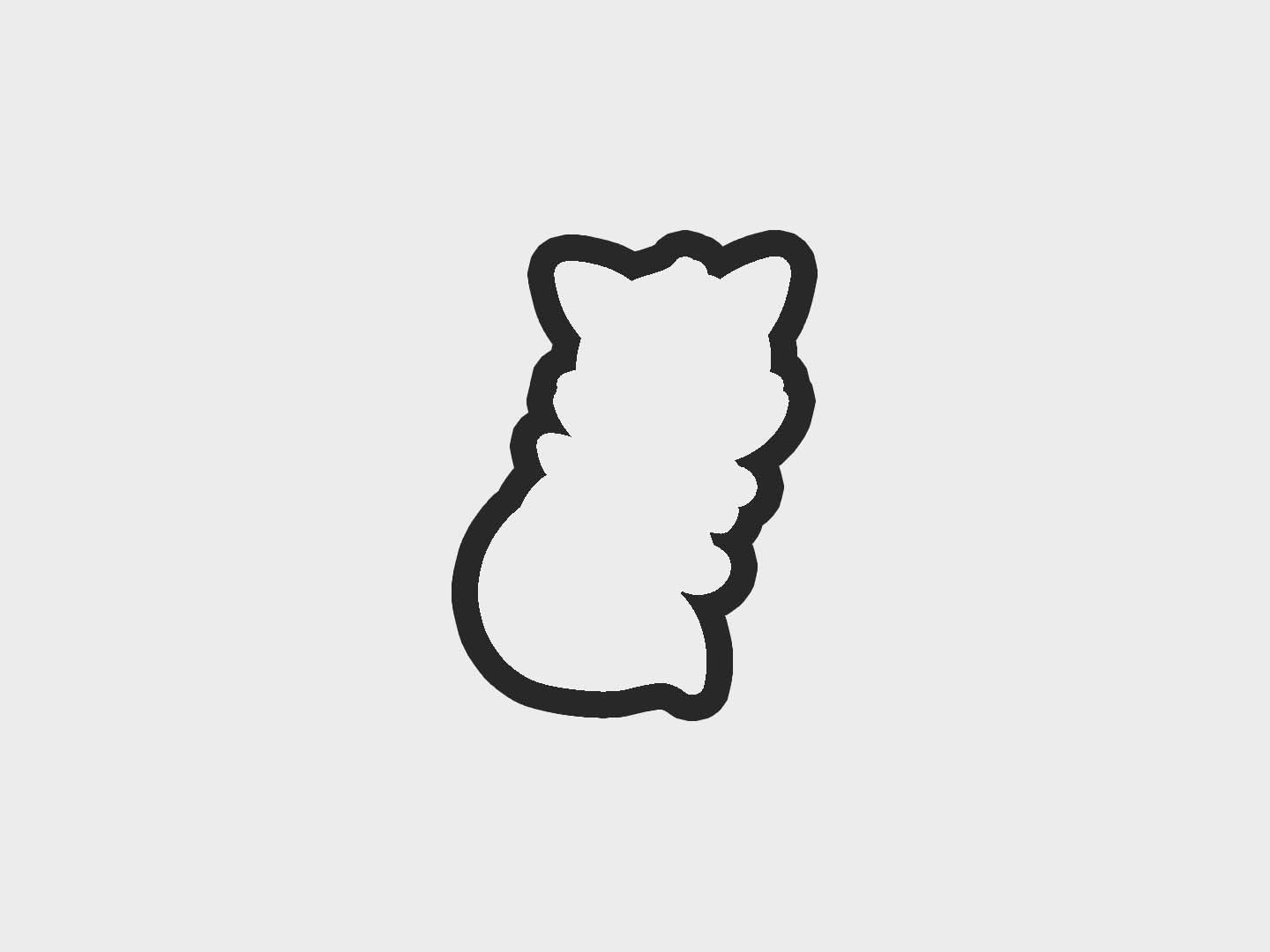 Fox Mother's Love Cookie Cutter STL Files Cookie Cutter Files