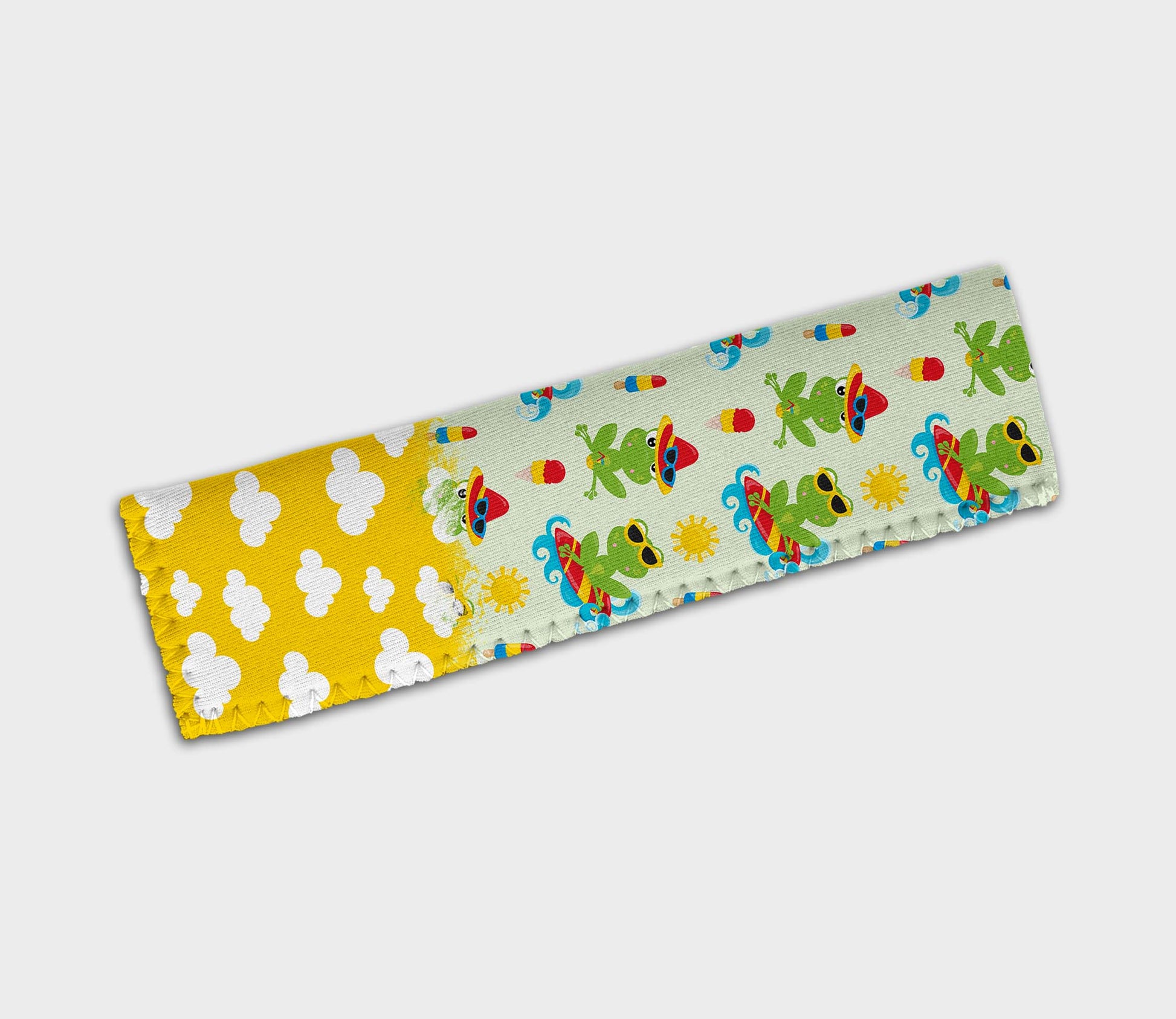 Frog On Beach 0601 Ice Pop Digital Sublimation Design Sweet Sublimation Designs
