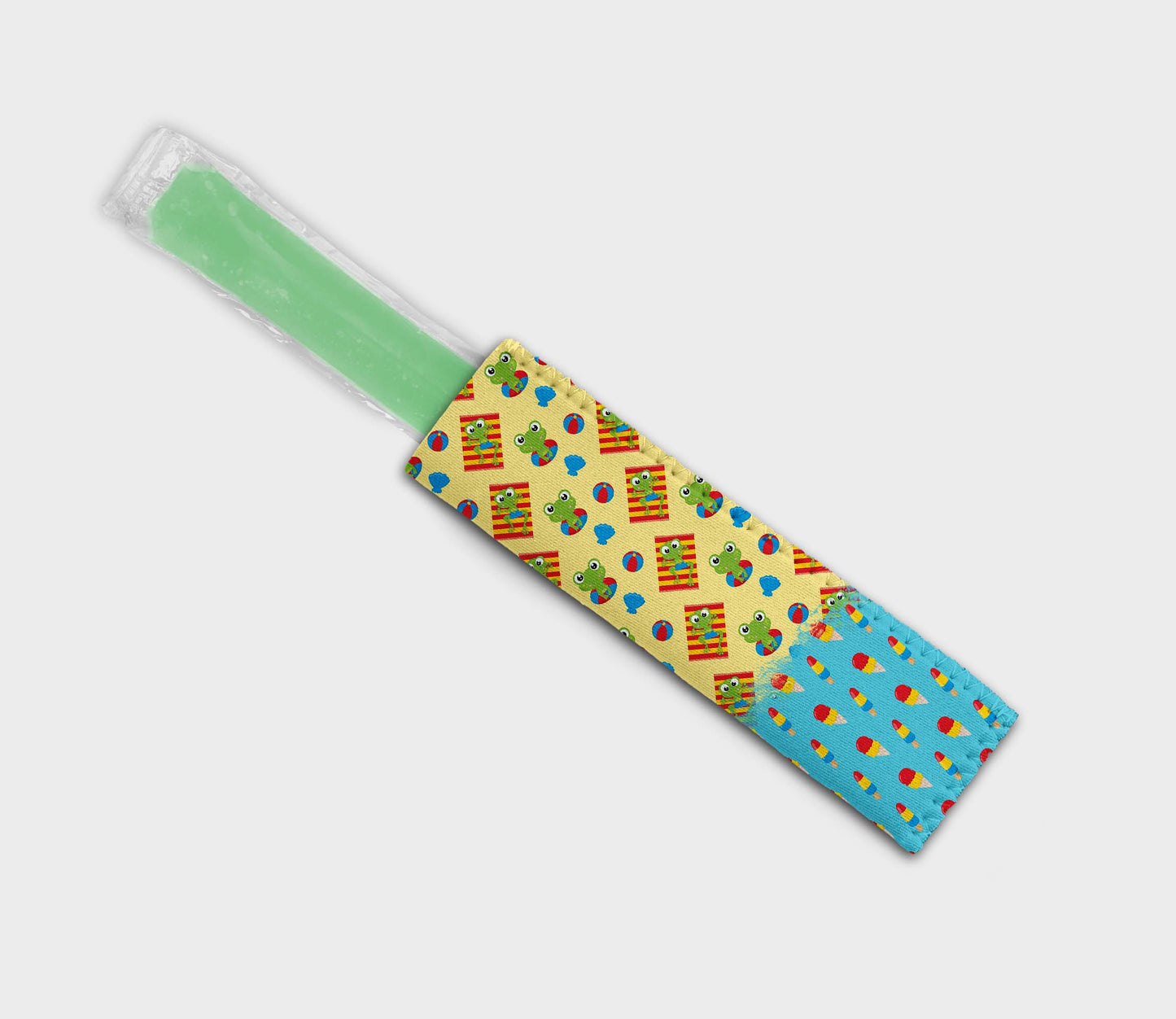 Frog On Beach 0810 Ice Pop Digital Sublimation Design Sweet Sublimation Designs