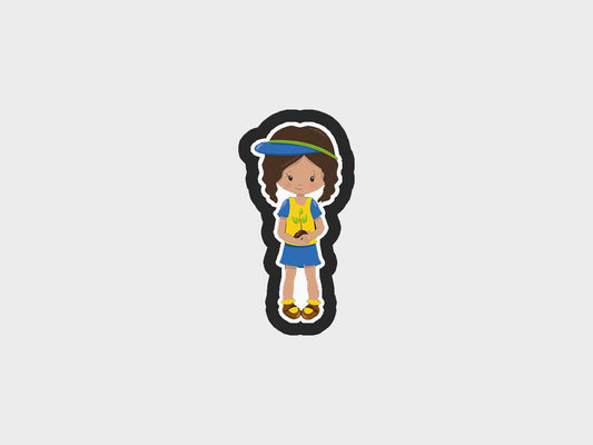 Girl Standing Earth Day Hero Cookie Cutter STL Files Cookie Cutter Files