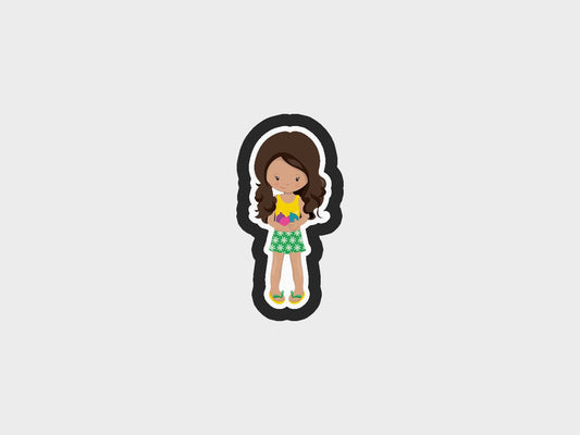 Girl Water Balloon Water Play Fun Cookie Cutter STL Files Cookie Cutter Files
