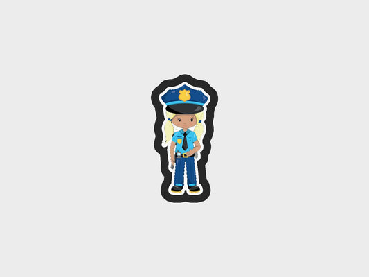 Girl Police Kids Cookie Cutter STL Files Cookie Cutter Files
