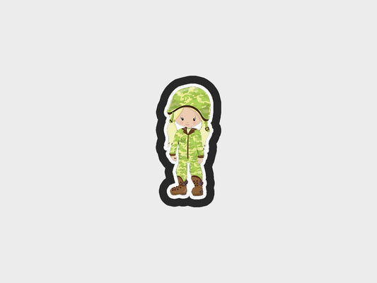 Girl Soldiers Cookie Cutter STL Files Cookie Cutter Files