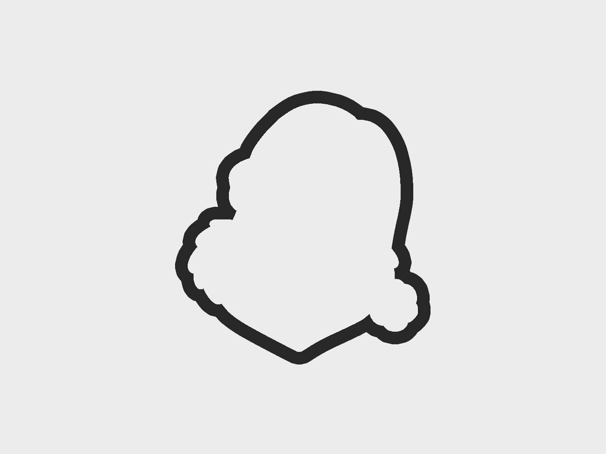 Rounded Hat Grin Inspired Grinchymas Cookie Cutter STL Files Cookie Cutter Files