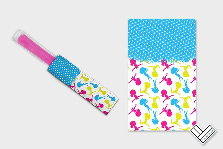 Gymnastic Bright 1204 Ice Pop Digital Sublimation Design Sweet Sublimation Designs