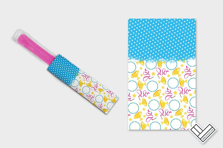 Gymnastic Bright 1206 Ice Pop Digital Sublimation Design Sweet Sublimation Designs