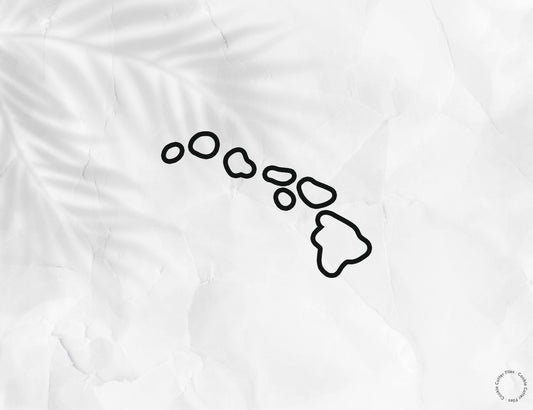 Hawaii State Set Basic Cookie Cutter STL Files Cookie Cutter Files