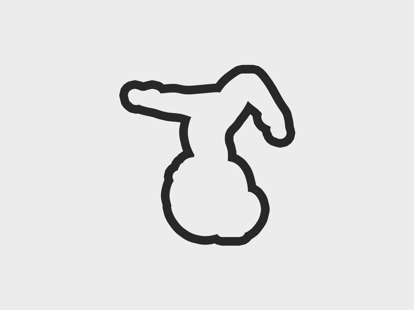 Handstand Gymnast Girl Cookie Cutter STL Files Cookie Cutter Files