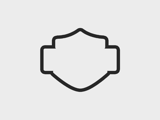 Badge Inspired Orange + Black Motorcycle Cookie Cutter STL Files Cookie Cutter Files