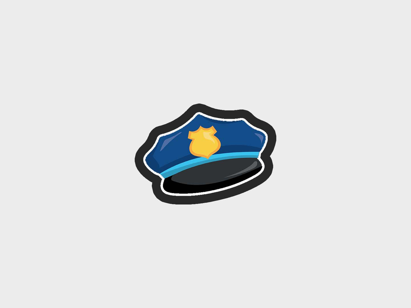 Hat Police Kids Cookie Cutter STL Files Cookie Cutter Files
