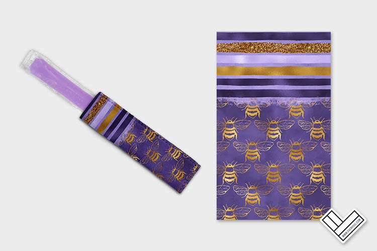 Honey Lavender 1107 Ice Pop Digital Sublimation Design Sweet Sublimation Designs