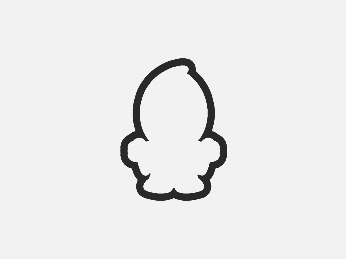 Ghost Horror Chibi Inspired Cookie Cutter STL Files Cookie Cutter Files