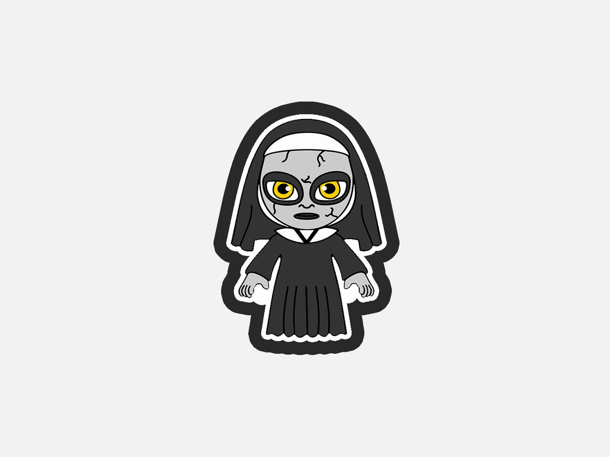 Nun Horror Chibi Inspired Cookie Cutter STL Files Cookie Cutter Files
