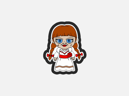 Girl Doll Horror Chibi Inspired Cookie Cutter STL Files Cookie Cutter Files