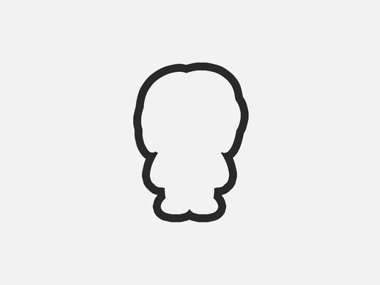 Doll Horror Chibi Inspired Cookie Cutter STL Files Cookie Cutter Files