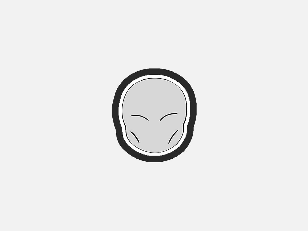 Faceless Horror Chibi Faces Inspired Cookie Cutter STL Files Cookie Cutter Files