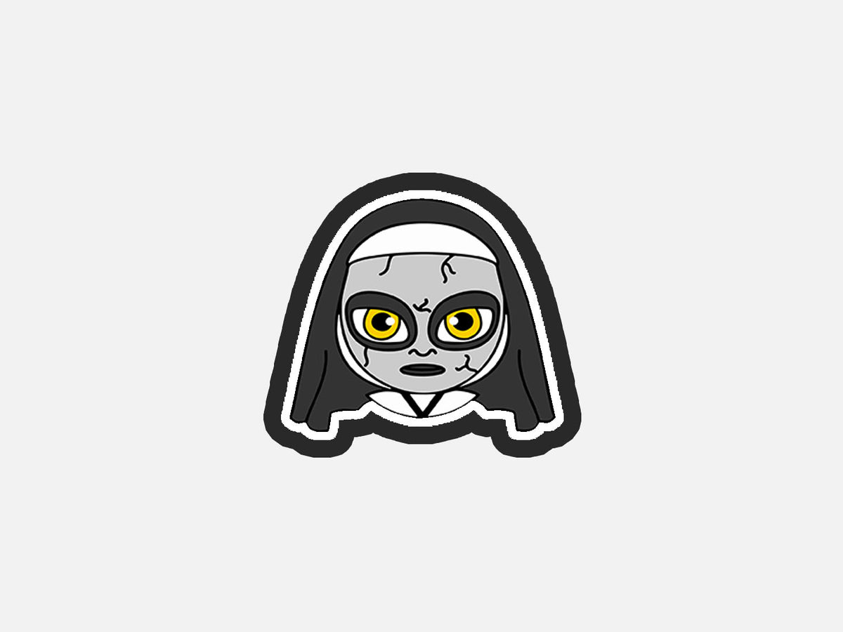 Nun Horror Chibi Faces Inspired Cookie Cutter STL Files Cookie Cutter Files