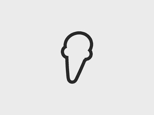 Ice Cream Cone Backyard Bbq Cookie Cutter STL Files Cookie Cutter Files