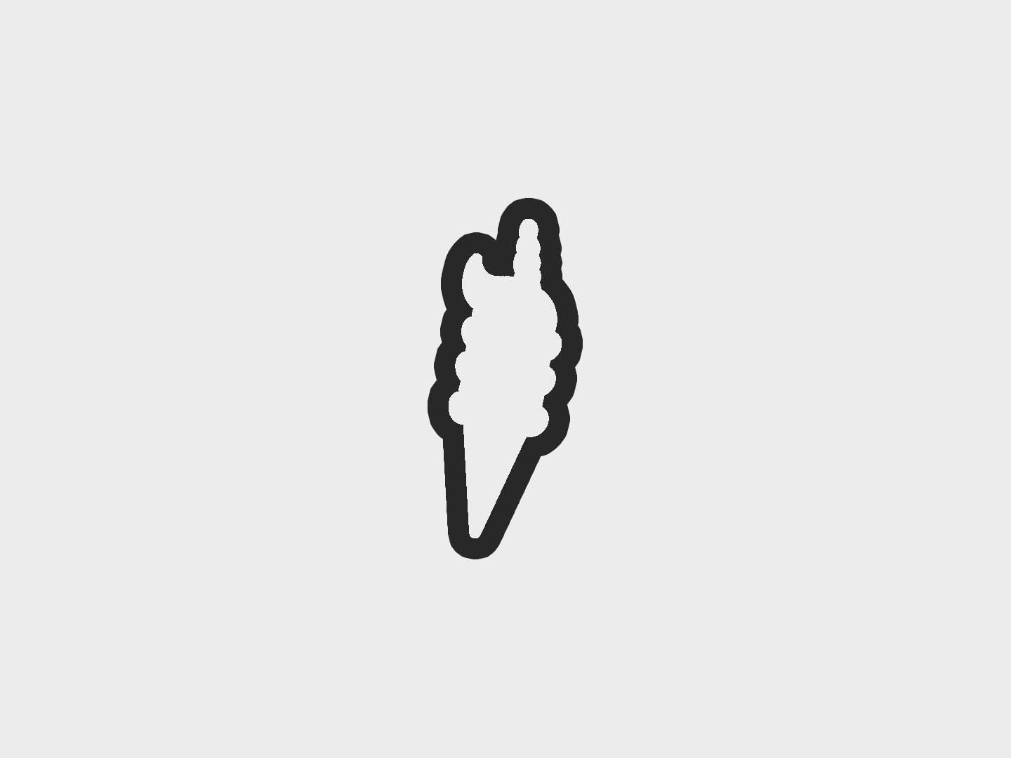 Ice Cream Cone Unicorn Pool Party Cookie Cutter STL Files Cookie Cutter Files