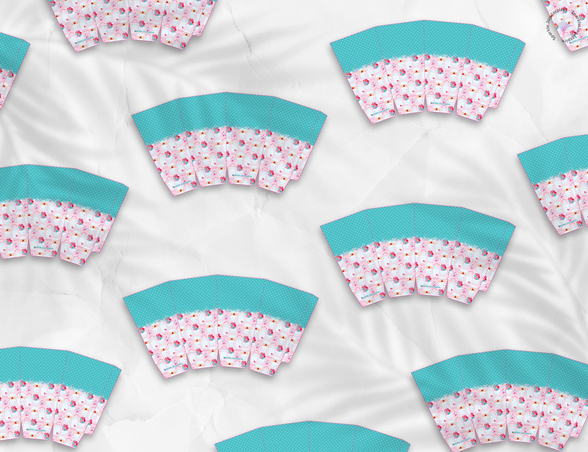 Jar of Hearts Popcorn Box Paper Craft Printable Paper Crafts