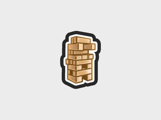 Wooden Block Tower Game Night Cookie Cutter STL Files Cookie Cutter Files