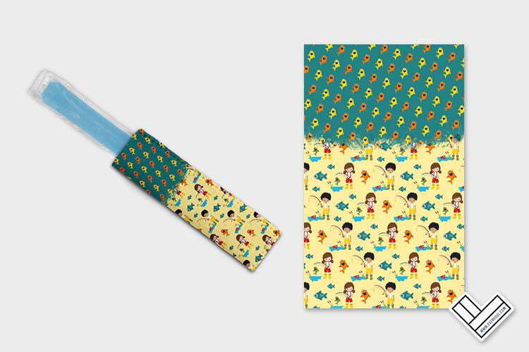 Kids Fishing 0604 Ice Pop Digital Sublimation Design Sweet Sublimation Designs