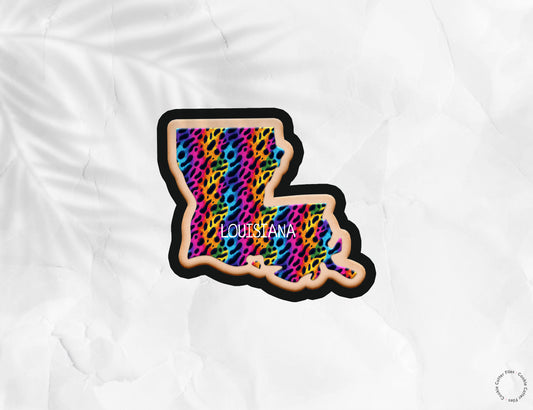 Louisiana State Basic Cookie Cutter STL Files Cookie Cutter Files