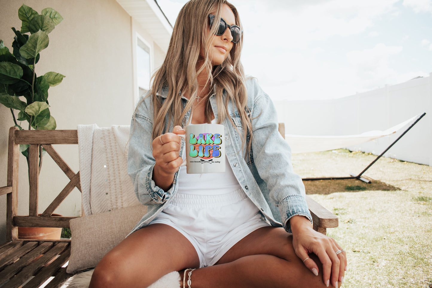 Lake Life Cuz Beaches Be Salty Sublimation Transfer Print Press Ready