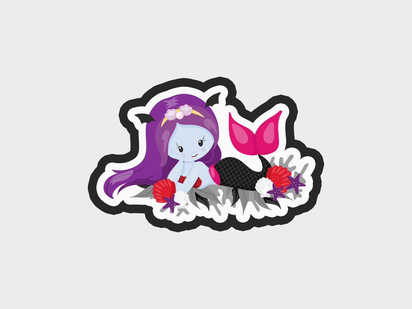 Lay Vampire Mermaid Cookie Cutter STL Files Cookie Cutter Files