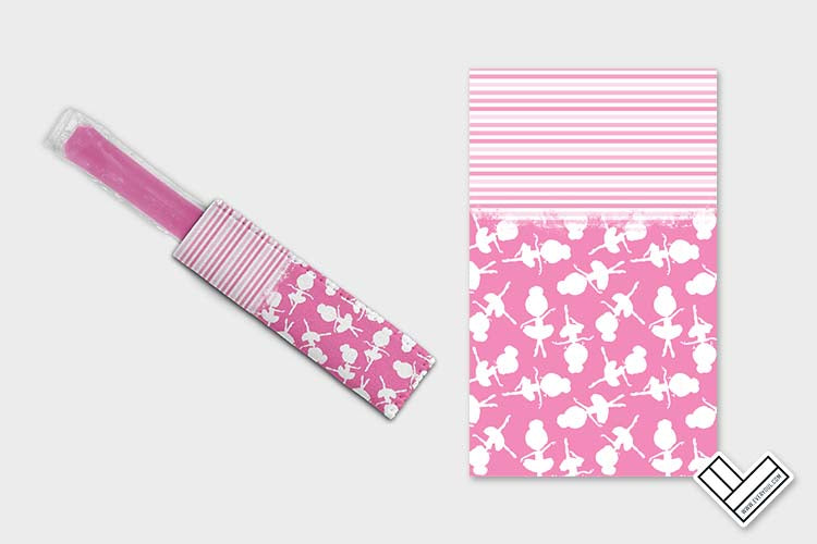 Little Ballerina 1101 Ice Pop Digital Sublimation Design Sweet Sublimation Designs