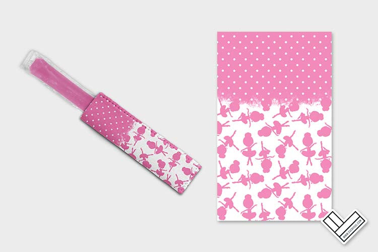 Little Ballerina 1210 Ice Pop Digital Sublimation Design Sweet Sublimation Designs