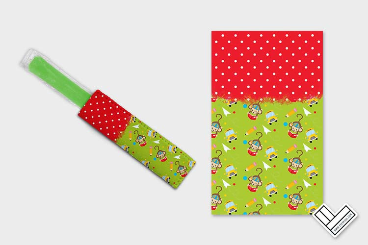 Little School Monkeys 0305 Ice Pop Digital Sublimation Design Sweet Sublimation Designs
