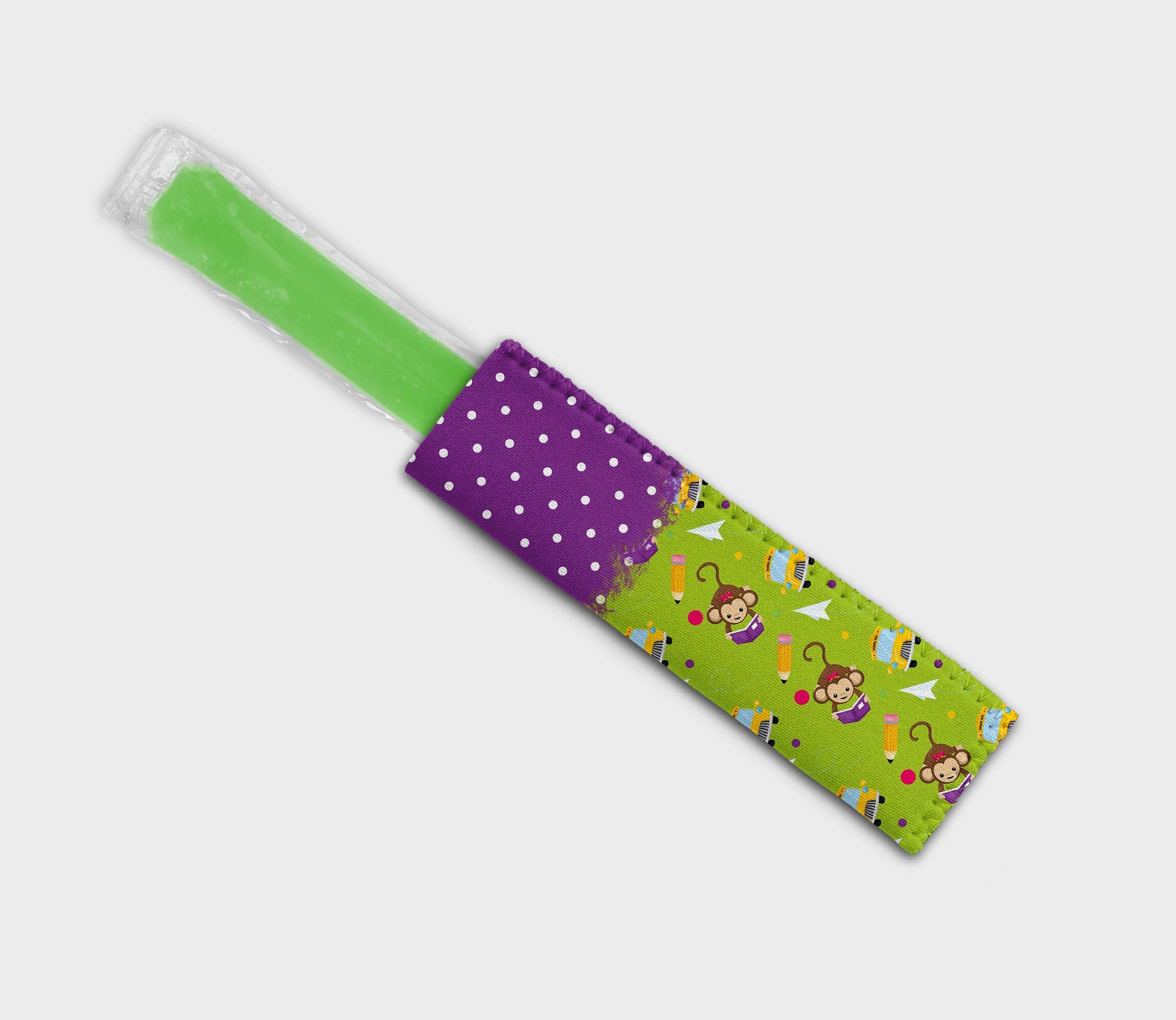 Little School Monkeys 1105 Ice Pop Digital Sublimation Design Sweet Sublimation Designs