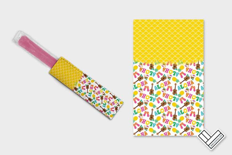 Luau Party 0803 Ice Pop Digital Sublimation Design Sweet Sublimation Designs