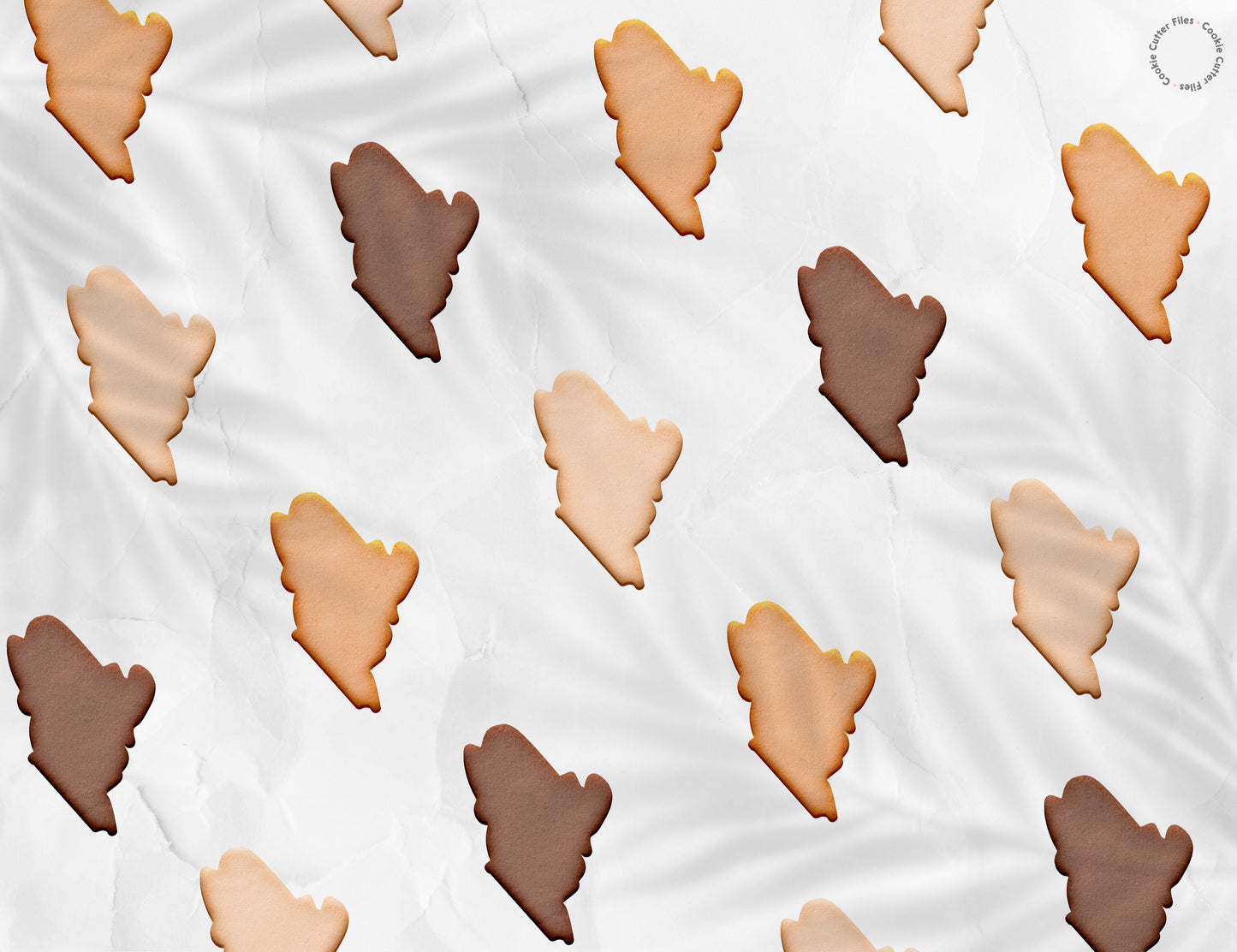 Maine State Basic Cookie Cutter STL Files Cookie Cutter Files