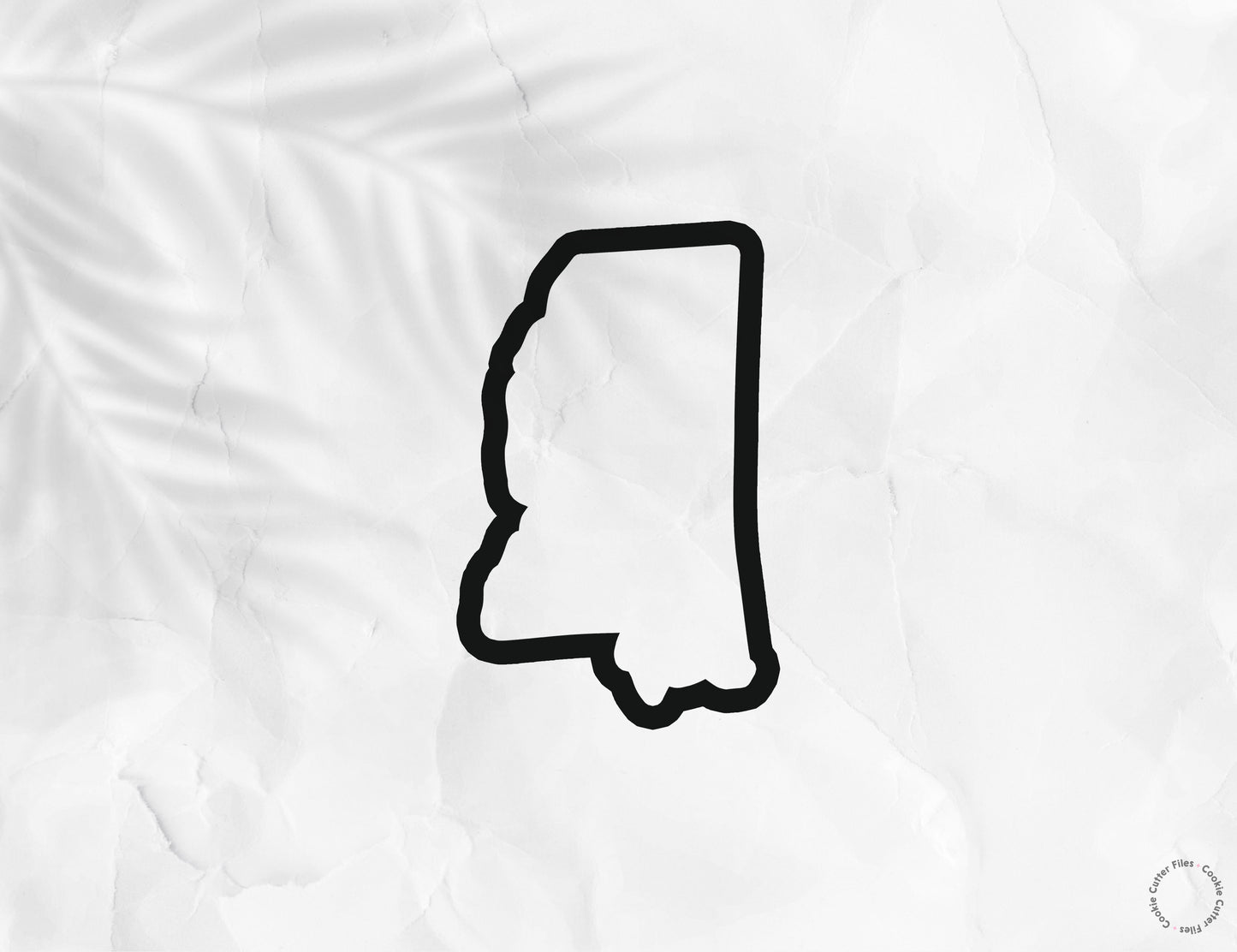Mississippi State Basic Cookie Cutter STL Files Cookie Cutter Files